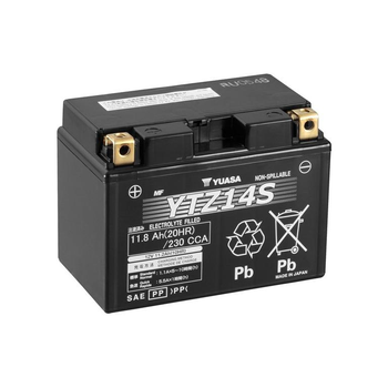 Автомобільний акумулятор Yuasa 12V 11,8Ah High Performance MF VRLA Battery (YTZ14S)