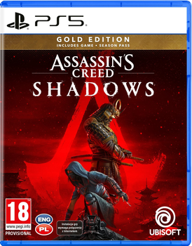 Гра PS5 Assassin’s Creed Shadows - Gold Edition (Blu-ray диск) (3307216293088)