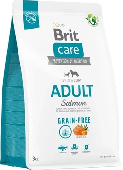Сухий корм Brit Care Dog Grain-free Adult беззерновий для собак малих і середніх порід з лососем 3 кг (172197)