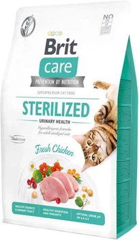Сухой корм Brit Care Cat GF Sterilized Urinary Health для здоровья почек и мочевыводящих путей стерилизованных кошек с курицей 2 кг (171286)