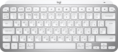 Клавіатура бездротова Logitech MX Keys Mini Minimalist Біла УКР (920-010499GR) 256377