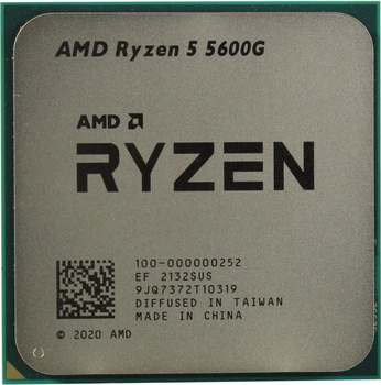 Процессор AMD Ryzen 5 5600G (3.9 - 4.4 GHz), 6 ЯДЕР, 16MБ КЕШ, AM4