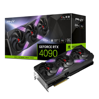Видеокарта PNY GeForce RTX 4090 24 GB OC XLR8 Gaming VERTO EPIC-X RGB TF (VCG409024TFXXPB1-O)