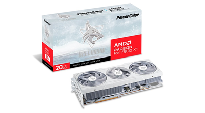 Видеокарта PowerColor Radeon RX 7900 XT 20GB GDDR6 Hellhound Spectral White (RX 7900 XT 20G-L/OC/WHITE)