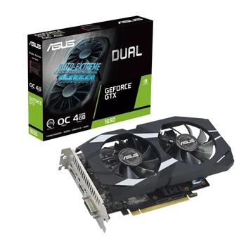 Видеокарта ASUS GeForce GTX 1650 Dual OC Edition 4GB GDDR6 EVO (90YV0GX4-M0NA00)