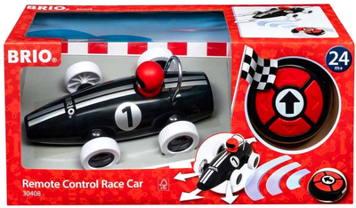 Samochód wyścigowy zdalnie sterowany Brio Remote Control Race Car Czarny (7312350304084)
