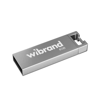 Флешка USB Wibrand Chameleon 8 ГБ USB 2.0 Серебристый (WI2.0/CH8U6S)