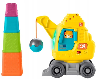 Інтерактивна іграшка Fisher Price Веселий підйомний кран "Складай і рахуй" (0194735224166)