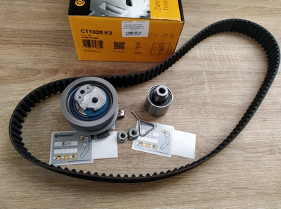 Комплект ремня ГРМ CONTITECH CT1028 K3 VOLKSWAGEN CADDY, T5 1.9TD 03->