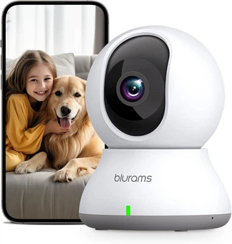Комнатная камера видеонаблюдения для собак Blurams Pet Camera 2K Белый