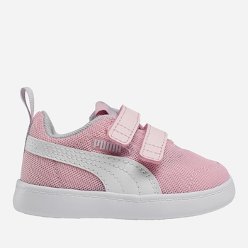 Tenisówki dziecięce dla dziewczynki na rzepy Puma Courtflex v2 Mesh V 37175908 26 (8½UK) Różowe (4063697741461)