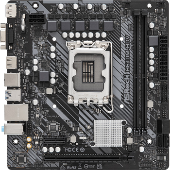 Материнская плата ASRock H610M-HDV (s1700, Intel H610, PCI-Ex16)