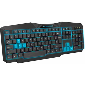 Клавіатура Esperanza EGK201 USB Black-Blue (EGK201BUA) (EGK201BUA)