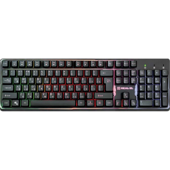 Клавіатура Real-EL 7011 Comfort Backlit Black (7011 Comfort Backlit Black)