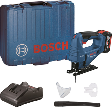 Аккумуляторный бесщеточный электролобзик Bosch Professional GST 183-LI 1x4.0Ah GAL 18V-20 Carry Case (06015B7022)