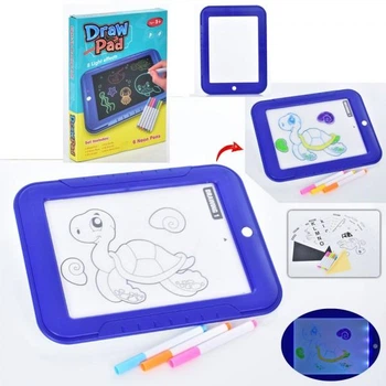 Досточка для рисования ToyCloud LCD экран, трафареты, фломастеры