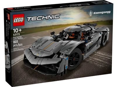 Конструктор LEGO Technic Серый гиперкар Koenigsegg Jesko Absolut 801 деталь (42173)