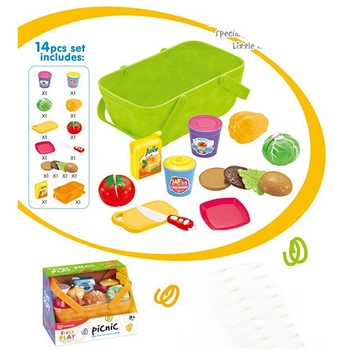 Продукти іграшкові овочі-на липучці, гамбургер, дошка YH8041
