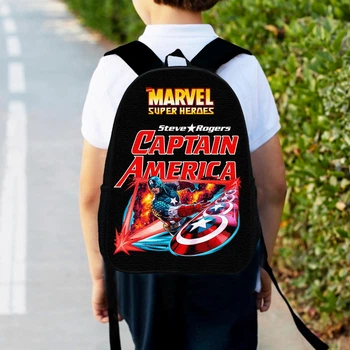 Рюкзак детский Марвел Капитан Америка " Captain America" 34х27 см,ранец городской супер герой Marvel Comics, для мальчика (0214)