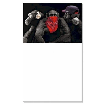 Блокнот с магнитом на холодильник Monkey КТ01032302, 30 листов