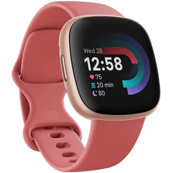 Смарт-годинник Fitbit Versa 4 Pink Sand/Copper Rose (FB523RGRW)
