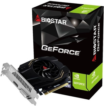 Видеокарта Biostar PCI-Ex GeForce GT1030 4GB GDDR4 (64bit) (1 x HDMI, 1 x DVI) (VN1034TB46)