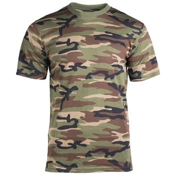 Камуфляжна футболка MIL-TEC T-Shirt Woodland S