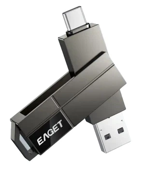 USB 3.2 + USB Type-C Флешка 2 в 1 EAGET CF33 64 Gb