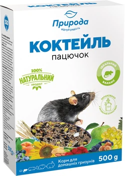 Корм для щурів Природа Коктейль 500 г