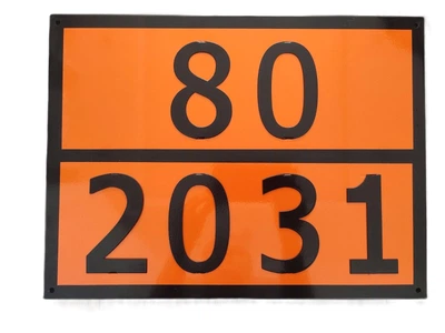 Таблица опасный груз 80-2031 со сменными цифрами