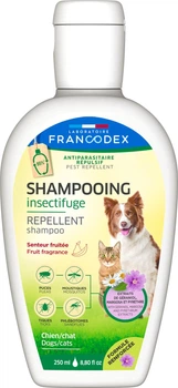 Шампунь от блох и клещей для собак и котов Francodex Repellent Shampoo Fruit Fragrance 250 мл