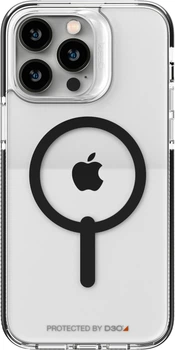 Чохол протиударний ZAGG Gear4 Piccadilly with MagSafe Case для Apple Iphone 14 Pro Max (6.7") Прозорий + Black