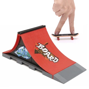 Фингерборд скейтпарк Skatepark fingerboard скейт парк пальчиковый скейт фингерборд с трамплином и скейт (A)