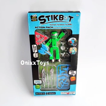 Фигурка стикбот с оружием Stikbot для анимационного творчества для съёмки видео Оружие для стикбот (SNO5503)