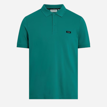 Koszulka polo męska Calvin Klein K10K112468-LEI M Zielona (8720109244519)