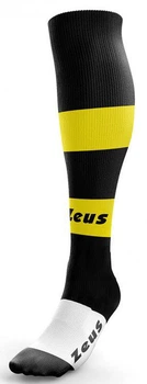 Гетры Zeus CALZA PARMA черный, желтый, белый Чел 40-46
