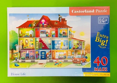Пазли Maxi. Домашнє життя. 40шт 59*40 див. Castorland