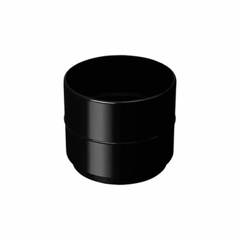Муфта трубы RainWay 100 мм Черная, RAL 9005