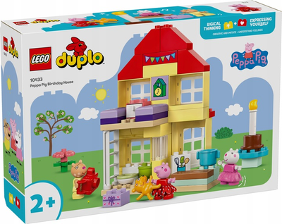 Zestaw klocków LEGO DUPLO Urodzinowy domek Peppy 59 elementów (10433)