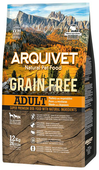 Корм для собак Arquivet Grain Free індичка з овочами 12 кг (8435117890343)