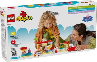 Zestaw klocków LEGO DUPLO Peppa i supermarket 70 elementów (10434)