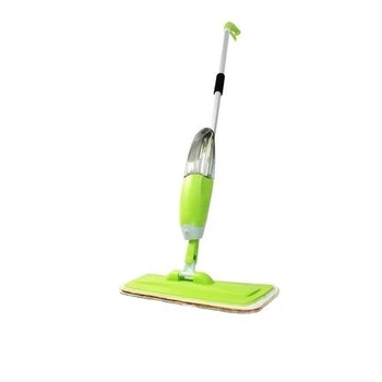 Швабра с распылителем и двойной щеткой 3в1 Spray Healthy Mop длинная ручка управления разбрызгиванием