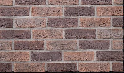 Облицовочная плитка Loft Brick Саппоро Красно-коричневый с подпалами 205x65 мм