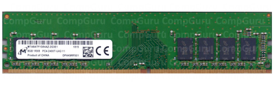 Оперативна пам'ять для ПК Micron DDR4 8GB 2400MHz UDIMM 1Rx8 PC4-2400T (MTA8ATF1G64AZ-2G3E1)