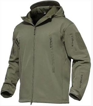 Куртка Soft Shell MAGCOMSEN тактическая армейская, цвет Olive, 4296521225-M