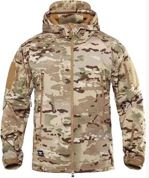 Флісова куртка ReFire SoftShell, колір мультикам, 78512452-XS