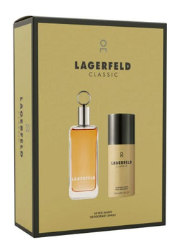 Zestaw dla mężczyzn Karl Lagerfeld Classic Balsam po goleniu 100 ml + Dezodorant Spray 150 ml (5709927811830)