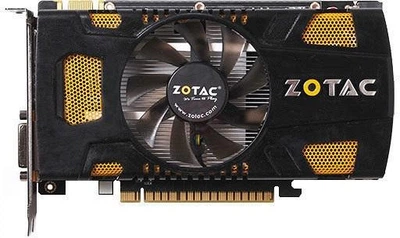 Видеокарта ZOTAC PCI-Ex NVidia GeFORCE GTX 550 Ti 1GB GDDR5 ( 192 BIT ) ( DVI, HDMI, DisplayPORT ) Б/У
