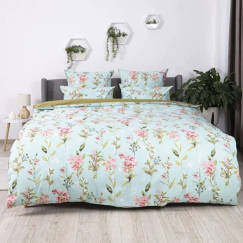 Комплект постельного белья ТЕП Евро 70x70 Мятная Феерия Soft dreams (2-03859_29602)