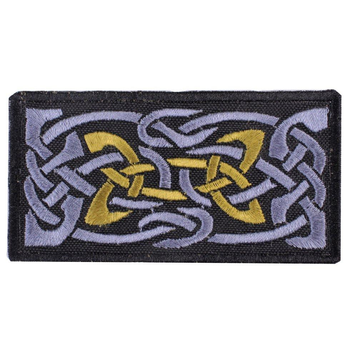 Wotan шеврон этнічний "Кельтське плетіння" 4,5х9 см